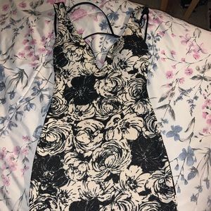 Black and white dress